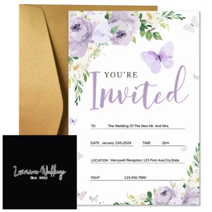 Invitations: Personalized Wedding Invitation Cards -