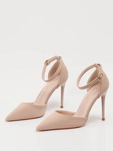 Womens High Heels: Stiletto Heeled Pumps, Point Toe Ankle Strap Pumps