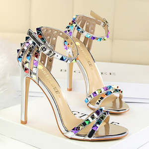 Womens High Heels: Super high heel color belt