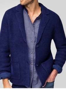 Mens Wear: Men's Plus Size Button Up Long Sleeve Cardigan
