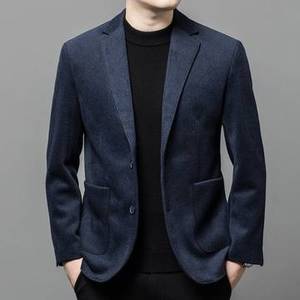 Thick men's wool suit loose casual suit jacket