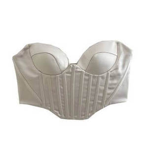 Sweet Satin Corset-style Top