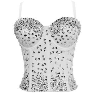 Diamante Sequined Bustier
