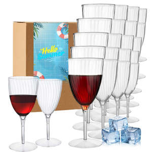 96pcs Clear Plastic Goblets – Perfect for Any Occasion
