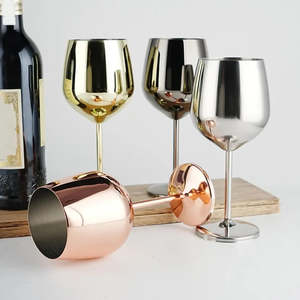 Glassware 1: Unbreakable Stainless Steel Wine Glasses