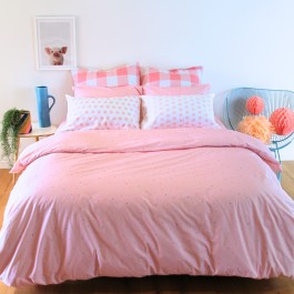Gussy Spotty Pink Duvet Cover Set