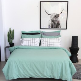 Products: Sage Green Duvet Cover Set