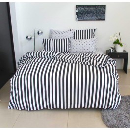 Black White Duvet Cover Set