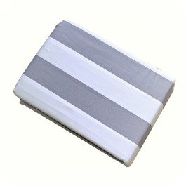 Products: Grey and White Fitted Sheet