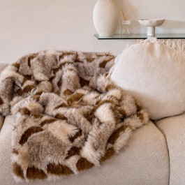 Faux Fur Throw Serene