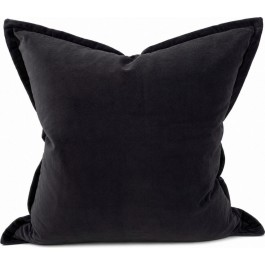 Products: Serene Velvet Square Cushion Black