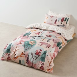 Products: Folk Woodland Duvet Cover Set by Linen House Kids