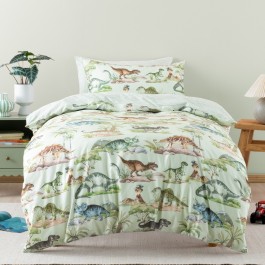 Products: Dino Kingdom Duvet Cover Set by Squiggles