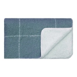Products: Grid Sherpa Throw Blue