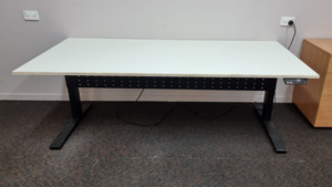 Products: Electric Height Adjustable Desk – Black – Automotive Luxury with Luxxio Detailing
