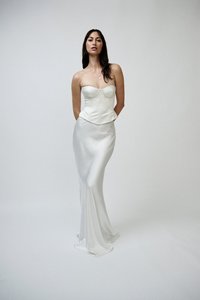 Products: Coco Skirt Satin Bridal Silk LVR Bridal New Zealand - LVR Bridal