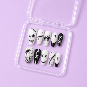 New Arrival Press On Nails: Stitch