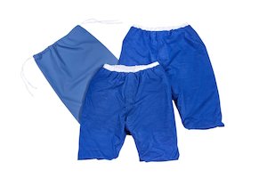 Bedwetting Pants: Pjama Bedwetting Shorts (BLUE) 2-in-1 Starter Pack
