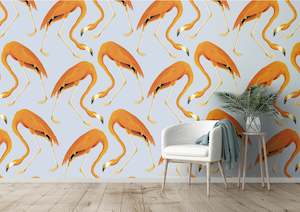 Kids Wallpapers: Flamingos Wallpaper - Spicey