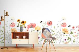 Kids Wallpapers: Watercolour Garden - Pollen Hunt