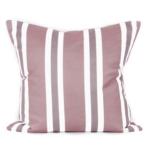 Hampton Stripe Cushion - Dusty Rose