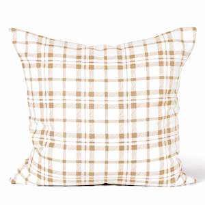 Buffalo Plaid Cushion - Pumpkin