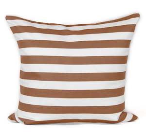 Harry Stripe Cushion - Pumpkin