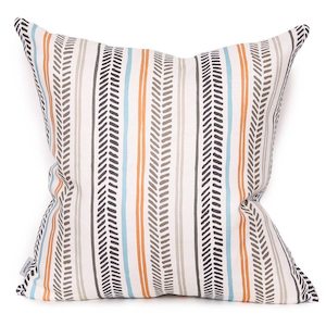 Orange Cushions: Prachi Stripe - Dawn