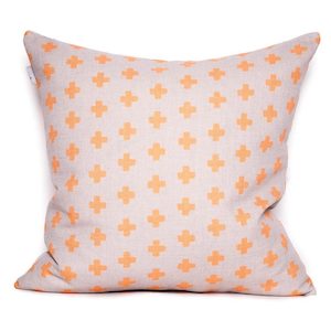 Orange Cushions: Crosses - Spicy