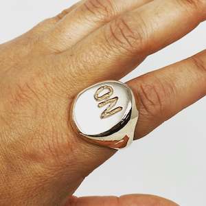 Maca Metals: "If 2020 was a Ring" Oval, 18kt gold plated