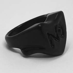 Maca Metals: "If 2020 was a Ring" Crest in Matte Black