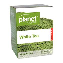 Herbal Teas: White Organic Tea 25pk