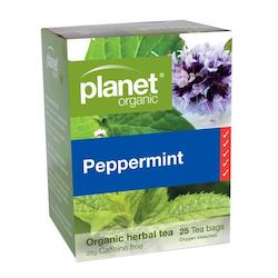 Herbal Teas: Peppermint Organic Tea 25pk