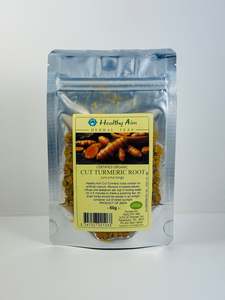 Loose Teas: Healthy Aim Cut Turmeric Root Organic Tea 50g