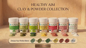 Healthy Aim French Cosmetic CLAY 30g Superfine Powder Face Hair Mask Body Mud Wrap Facial