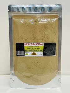 Healthy Goal French Cosmetic Organic Seaweed Clay 100g Superfine Powder Face Hair Mask