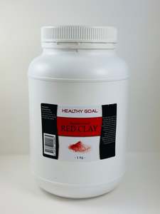 Healthy Goal French Cosmetic Red Clay 1Kg Superfine Powder Face Hair Mask