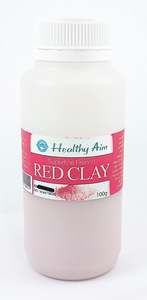 Woolworths Marketplace Skus: Healthy Aim French Cosmetic Red Clay 100g Superfine Powder Face Hair Mask