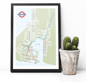 Wellington Tube - "There. Finished" - Poster Print