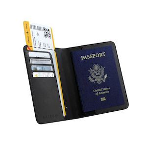 Travel Accessories: Satechi Vegan-Leather Passport Cover with Find My
