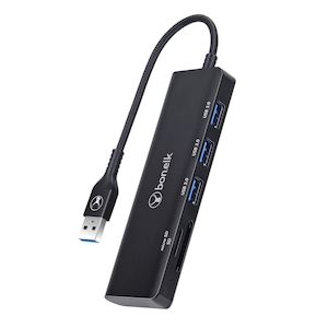 Bonelk: Bonelk Long-Life USB-A to 3 Port USB 3.0 + SD/Micro SD Reader