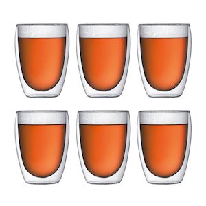 Bodum: Bodum Pavina Double Wall 350ml 6 Piece Set