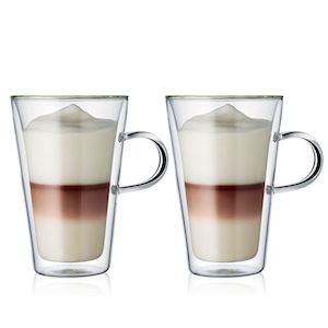 Tea Coffee: Bodum Canteen with Handle Double Wall 400ml 2 Piece Set