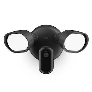 Arlo 2K Wired Floodlight Camera (Black)