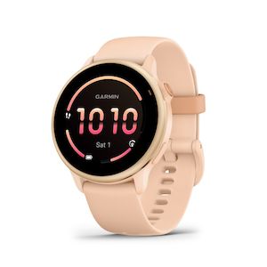 Garmin Vivoactive 6 (Metallic Pink Dawn with Pink Dawn Silicone Band)