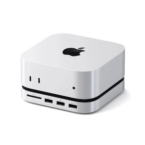Hubs: Satechi Mac Mini M4 Stand & Hub with SSD Enclosure (Silver)