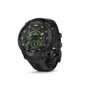 Garmin Instinct Crossover AMOLED -Tactical Edition (Black with Black Silicone Band)
