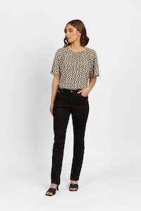 Denim: M100 Swish Jean - Black Denim