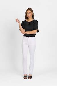 Denim: M100 Swish Jean - White Denim