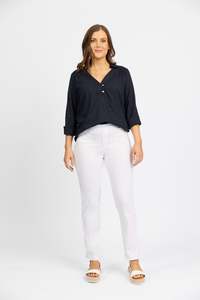 Pants: Caprice 7/8 - White